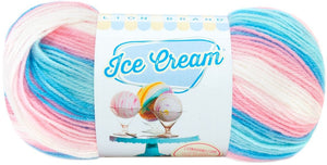 Lion Brand Ice Cream Yarn Sold As A 3 Pack