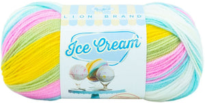 Lion Brand Ice Cream Yarn Sold As A 3 Pack