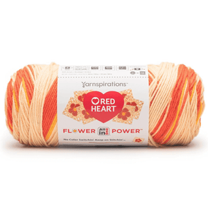 Red Heart All In One Granny Square Flower Power Yarn Sold As A 3 Pack