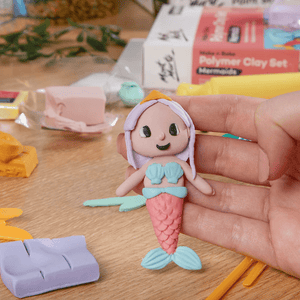 MM Make n Bake Polymer Clay Set Mermaids