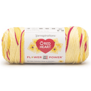Red Heart All In One Granny Square Flower Power Yarn Sold As A 3 Pack