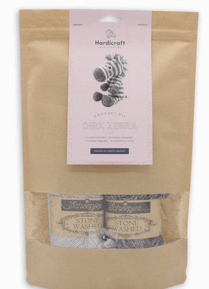 Diy Crochet Kit - Dirk Zebra Hardicraft Amigurumi Kit