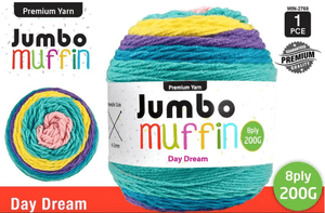 Yatsal Jumbo Muffin Cake Yarn 8Ply 200g