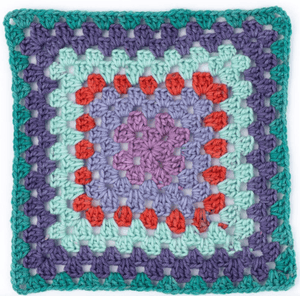 Red Heart All In One Granny Square Grande Yarn Sold As A Pack Of 3