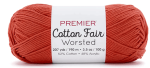 Premier Cotton Fair Worsted Sold As a 3 Pack