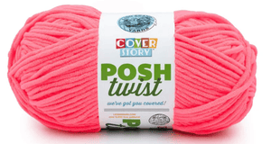 Lion Brand Cover Story Posh Twist Yarn Sold As a 2 Pack