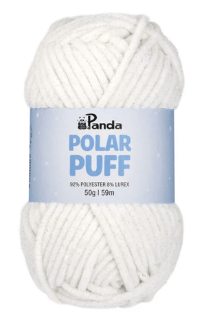 Panda Polar Puff Polyester Lurex