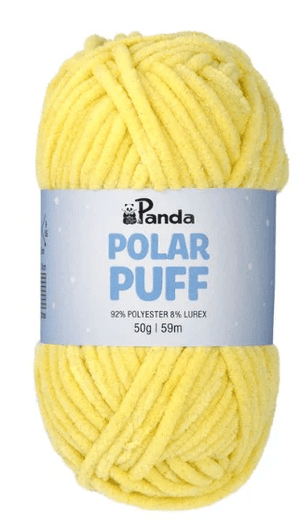 Panda Polar Puff Polyester Lurex