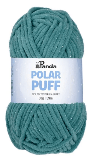 Panda Polar Puff Polyester Lurex
