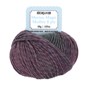 Heirloom Merino Magic Medley 8 ply 100% Wool