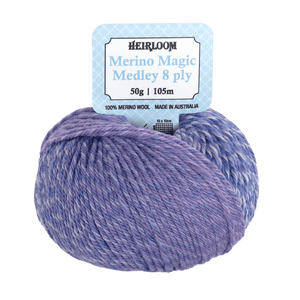 Heirloom Merino Magic Medley 8 ply 100% Wool