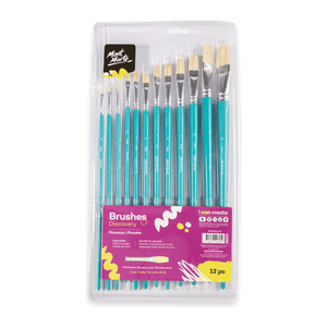 Artist Brushes 12pce Flat 1-12