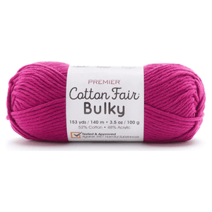 Premier Cotton Fair Bulky Yarn Sold As A 3 Pack