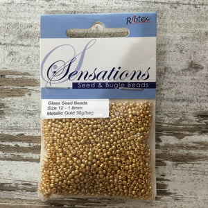 Glass Seed Beads 1.8mm 25g bag