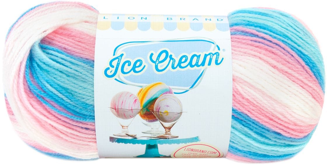 Lion Brand Ice Cream Yarn Sold As A 3 Pack