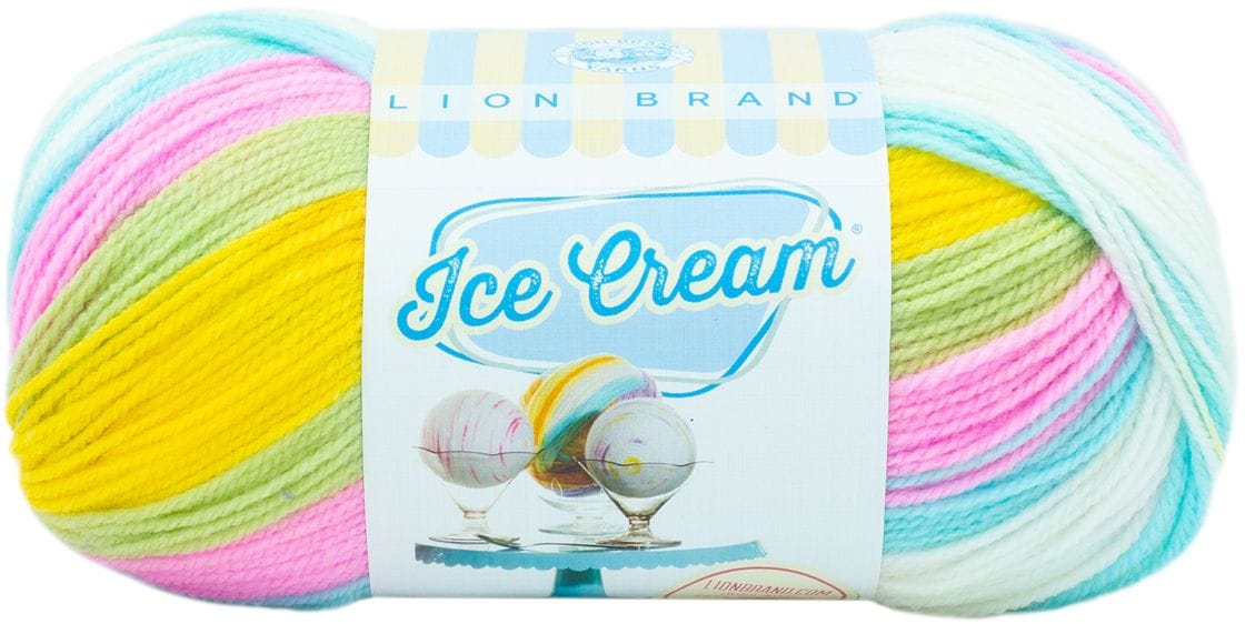 Lion Brand Ice Cream Yarn Sold As A 3 Pack