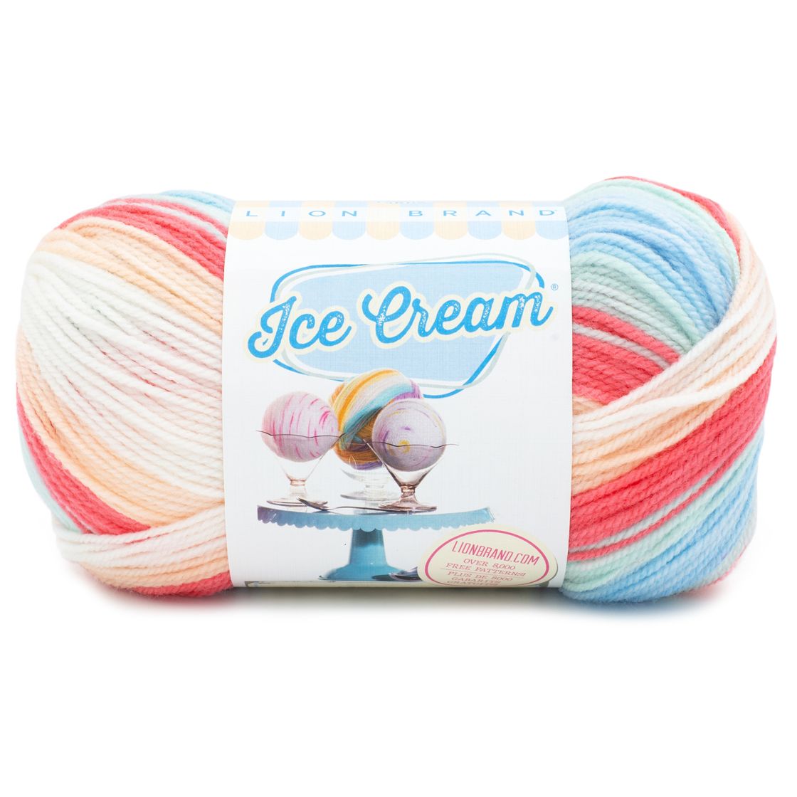 Lion Brand Ice Cream Yarn Sold As A 3 Pack