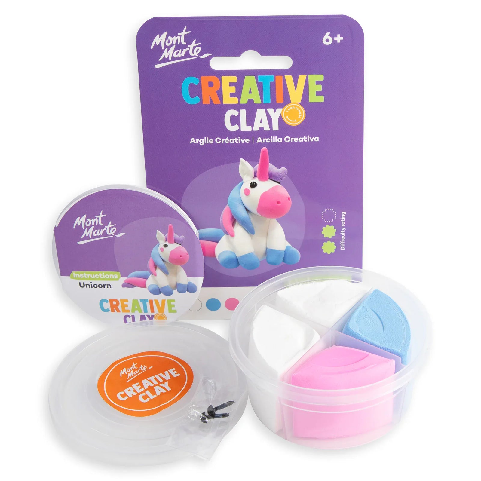 Mont-Marte-Make-Me-CreativeClay-6-pc-Unicorn-MMKC0320_V01-Content