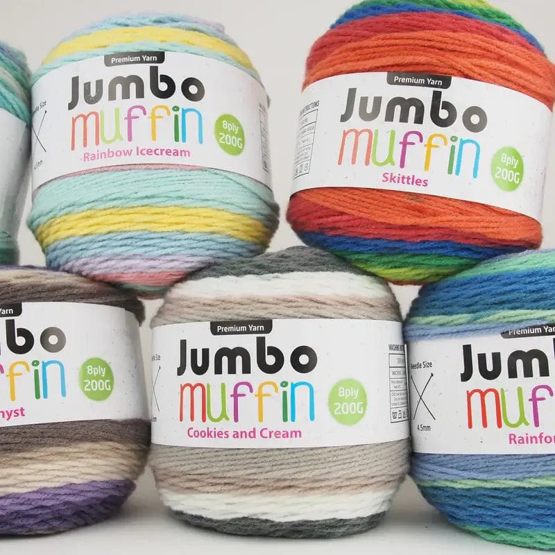 Yatsal Jumbo Muffin Cake Yarn 8Ply 200g