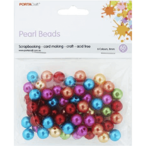 Beads 8mm 60pc Round