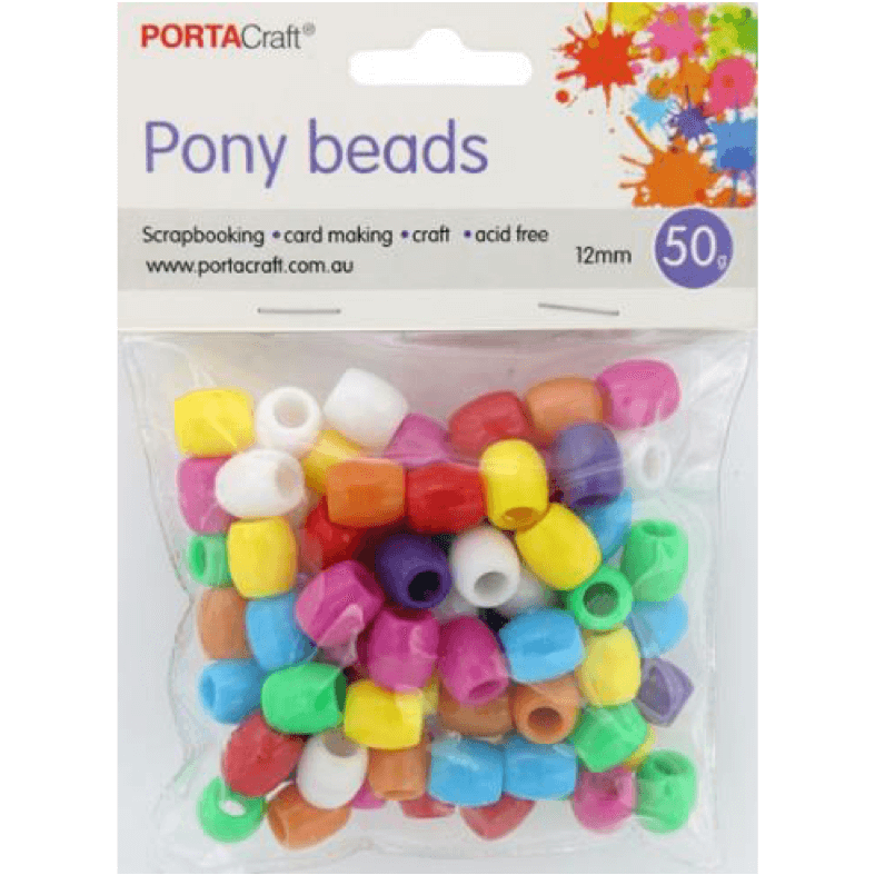 Beads 12mm Barrel Solid Multicolour