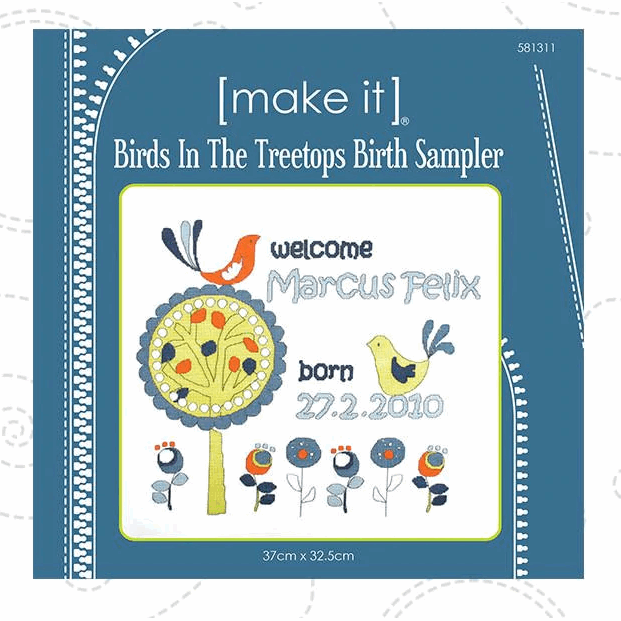 Birds in the Treetops Birth Sampler Kit