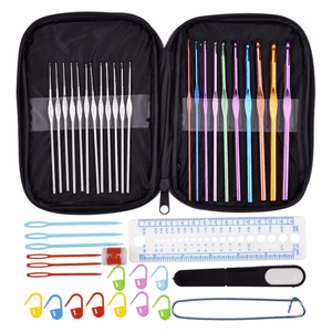 22 pcs Crochet Hook Set with Case