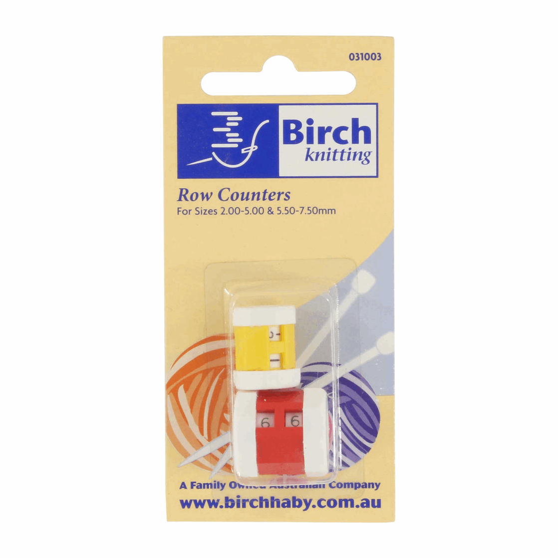 Birch Row Counter 2pk 031003