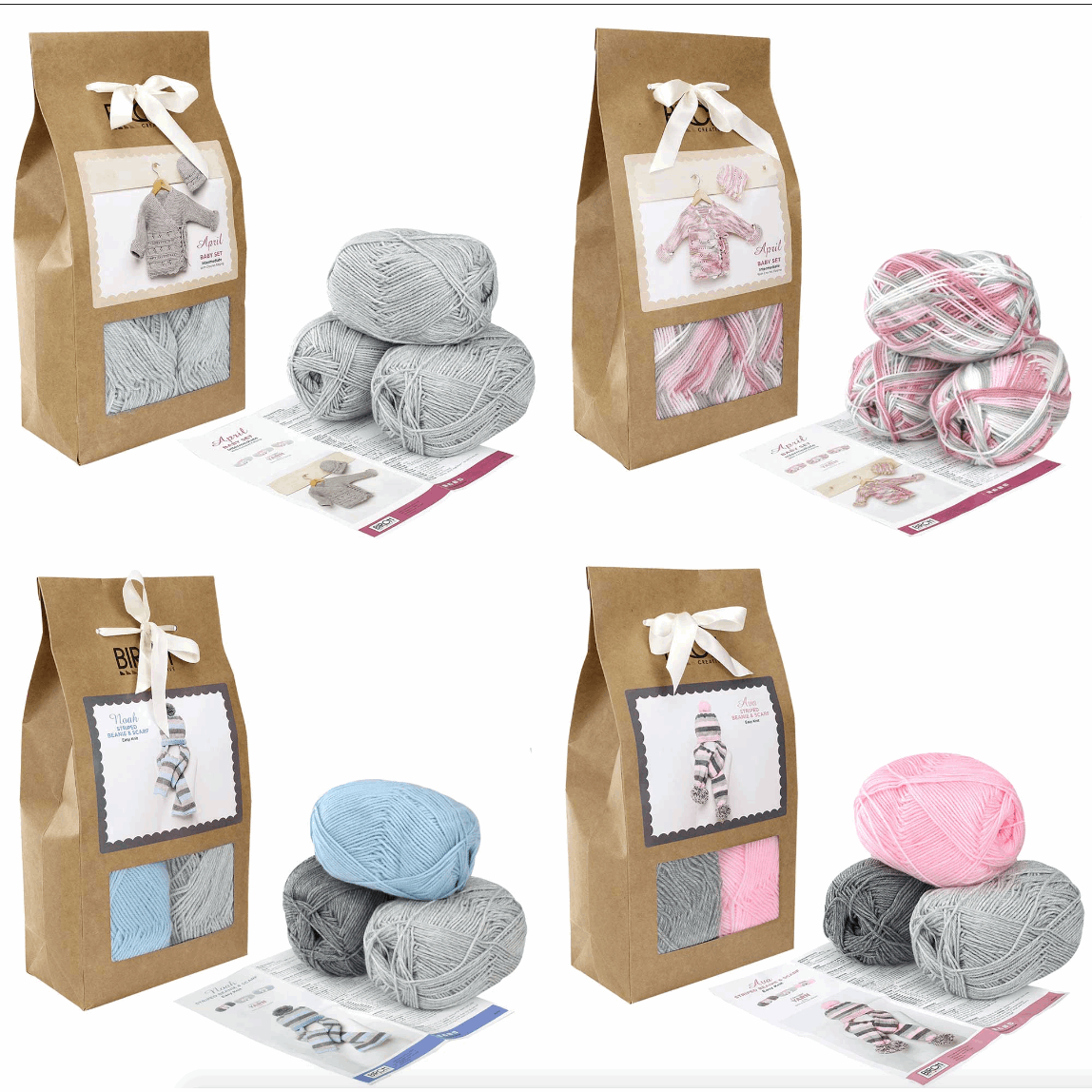 Baby Knit Kit - Birch Yarn (8 styles)