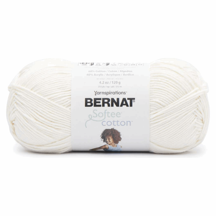 Bernat Softee Cotton Yarn Sold As A 3 Pack