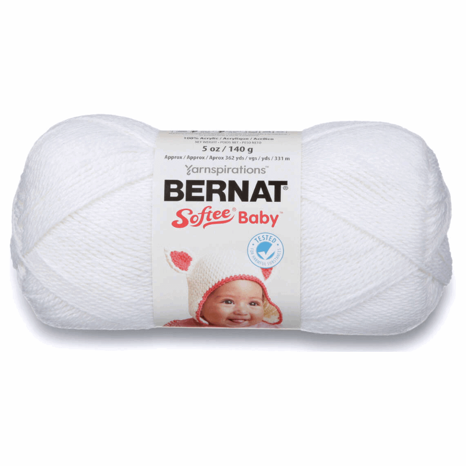 Bernat Softee Baby Yarn Solids Sold As A 3 Pack