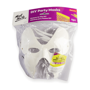 MM DIY Party Masks 4pc (8 designs)