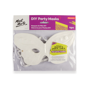 MM DIY Party Masks 4pc (8 designs)