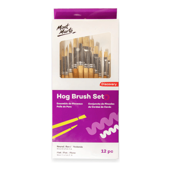 MM Hog Brush Set 12 pc