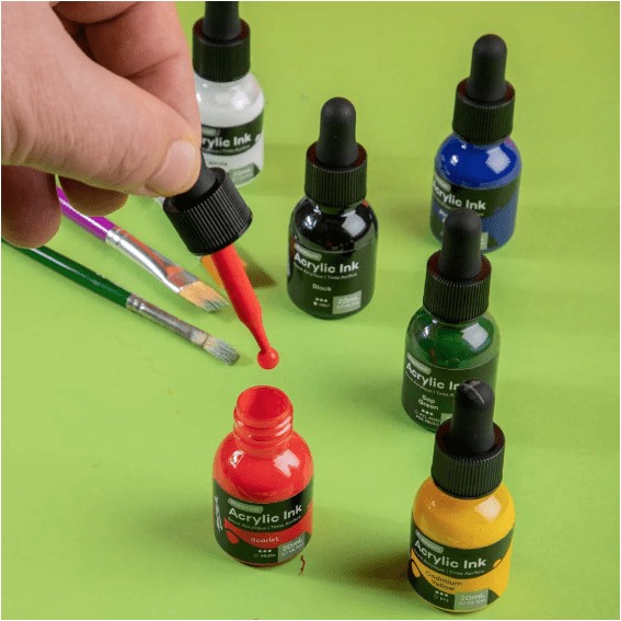 Acrylic Ink Premium 6pc