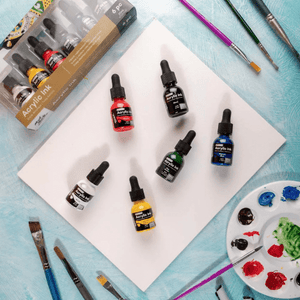 Acrylic Ink Premium 6pc