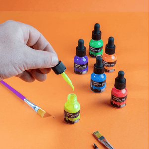 Fluoro Acrylic Ink Premium 6pc