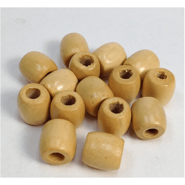 Wood Barrel Beads