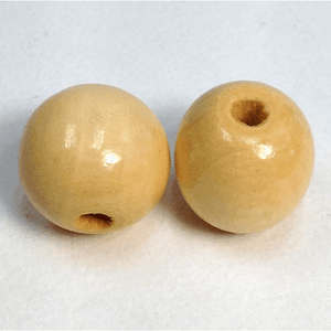 Wood Round Beads