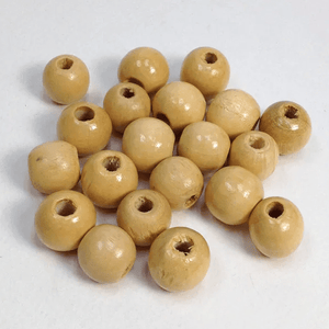 Wood Round Beads