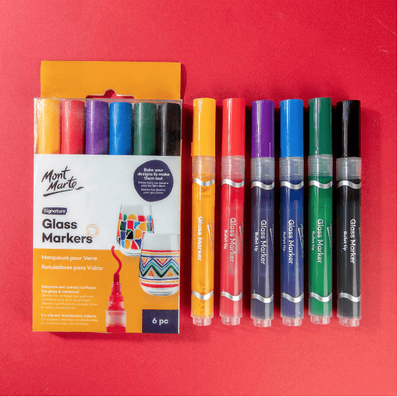 MM Glass Markers 6pc