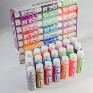 MM Crafters Colour Discovery Paint Set 21pc x 60ml