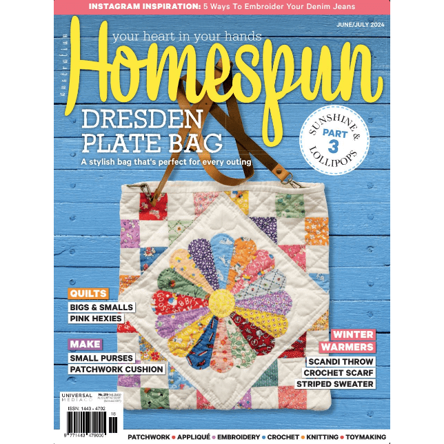 Homespun magazine June/July 2024 No. 219