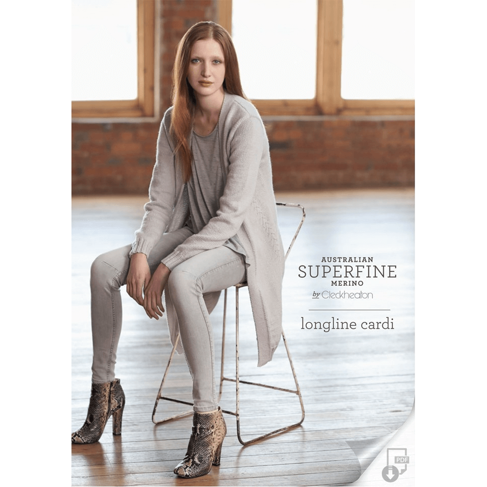 Longline Cardigan Knit 411