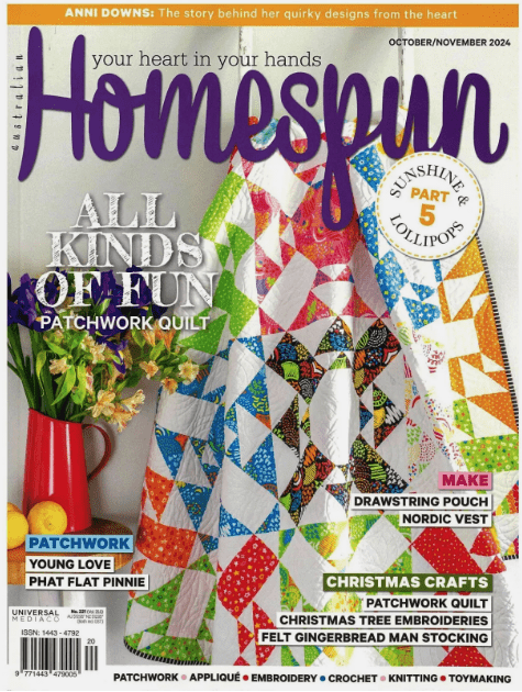 Homespun magazine Oct/Nov 2024 Vol 221