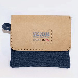 KnitPro Indigo Wood Min Interchangeable Needle Set (Needle Length 50mm)