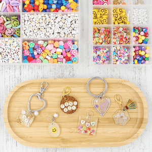 Round Alphabet Beads 7mm