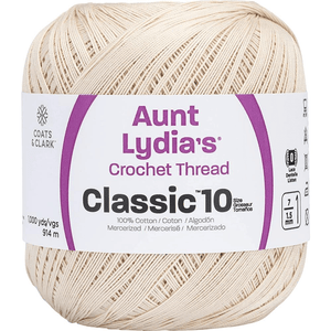 Aunt Lydia's Classic Crochet Thread Size 10 Value 1000 Yards Sold As A 3 Pack