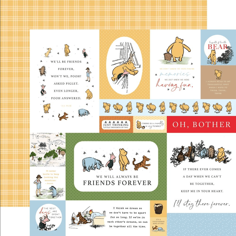 Winnie The Pooh Themed Cardstock