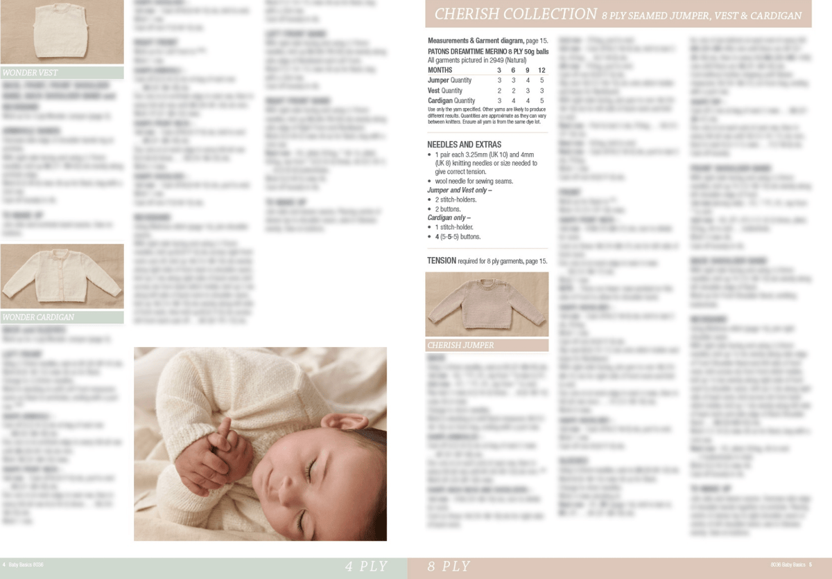 Baby Basics Knit 8036